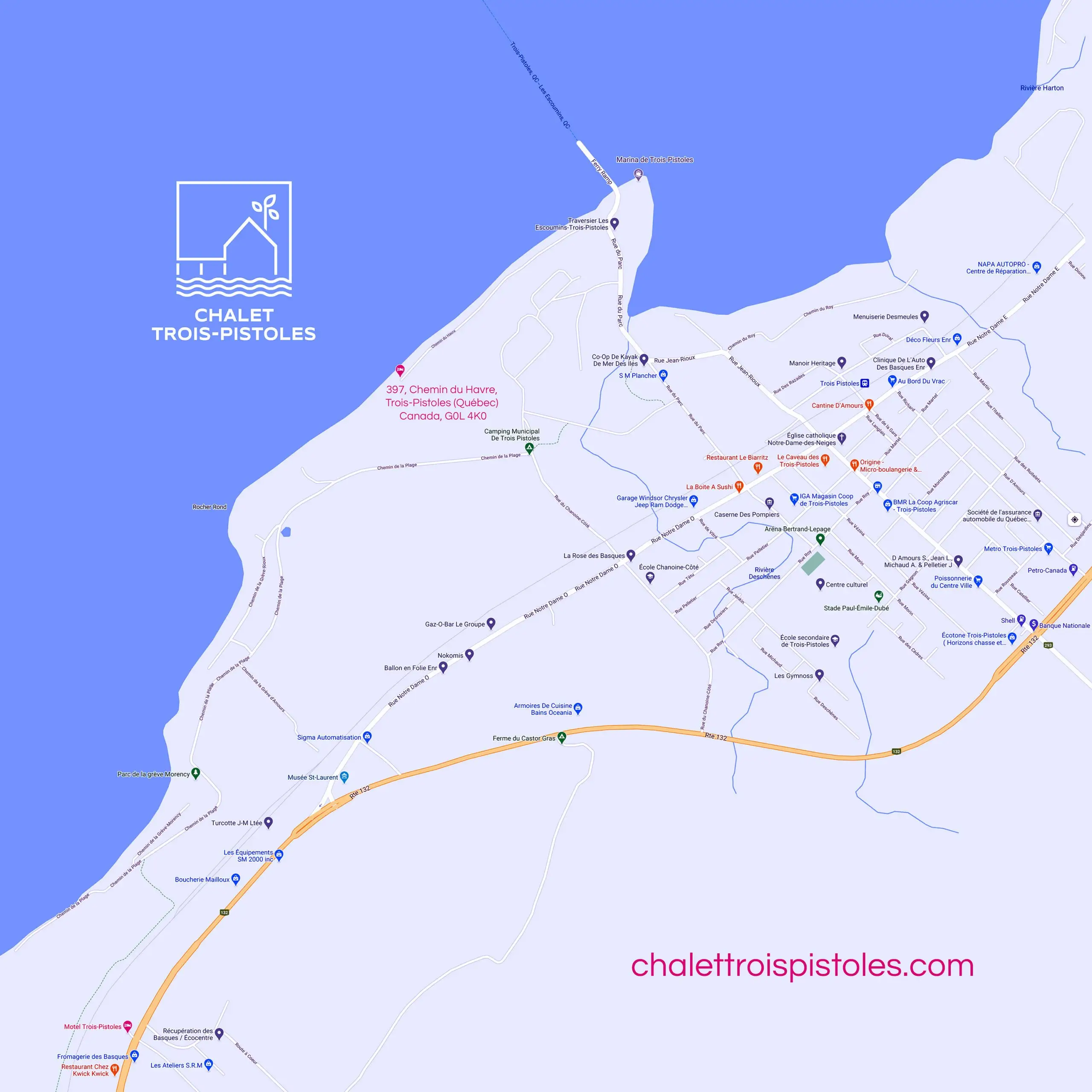 map-carre-chalet-trois-pistoles-marina